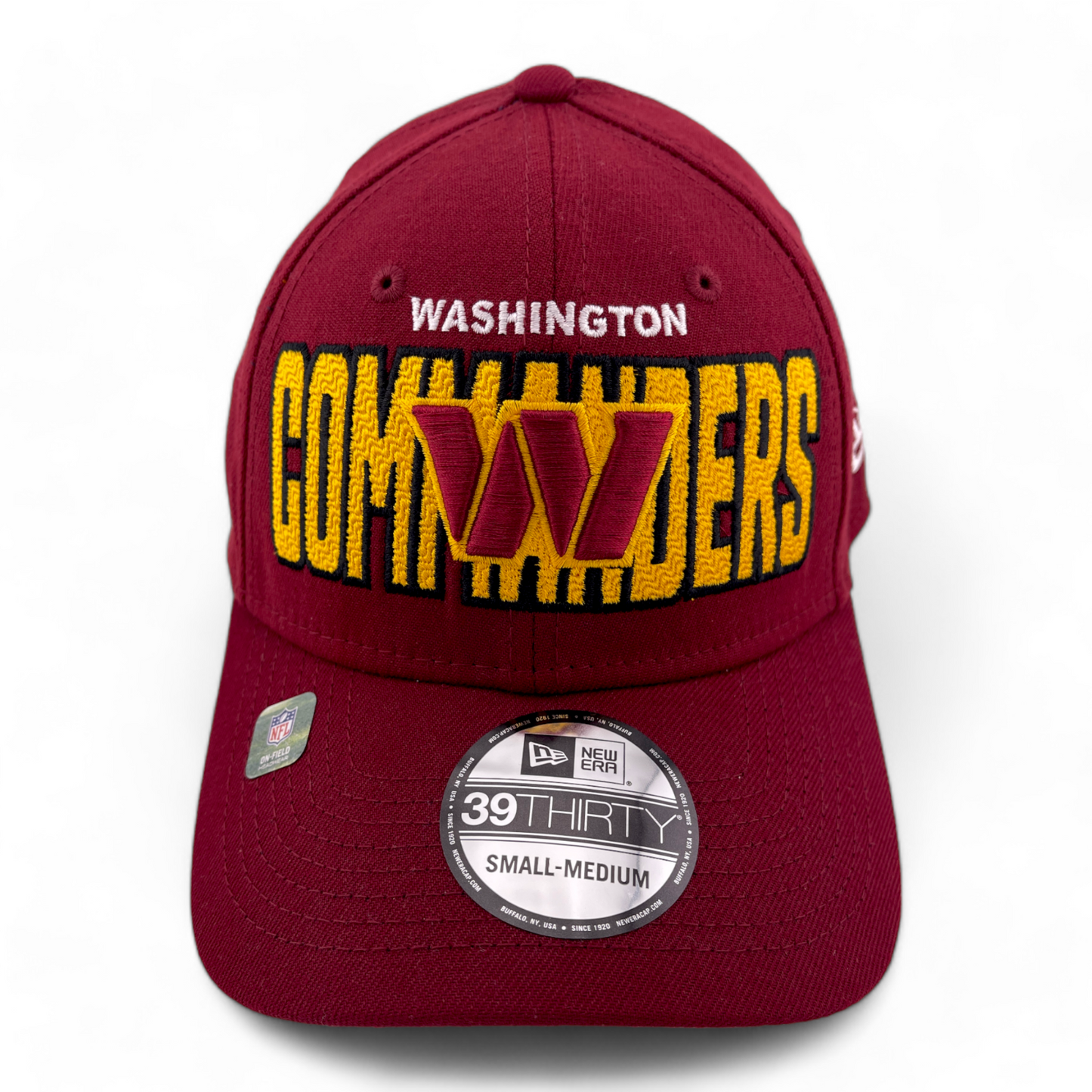 New Era Washington Commanders NFL 2023 Draft Maroon 39Thirty Hat Cap
