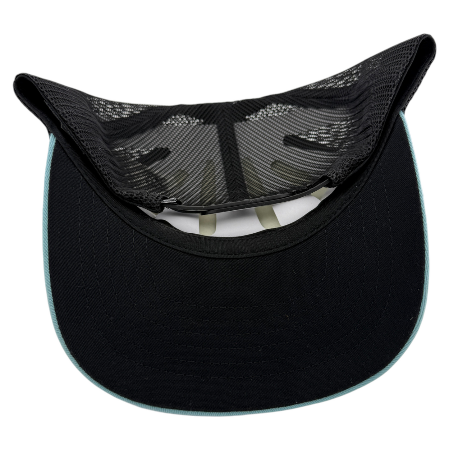 Fox Racing Head Teal A-Frame Foam Mesh Back Trucker Adjustable Snapback Hat Cap