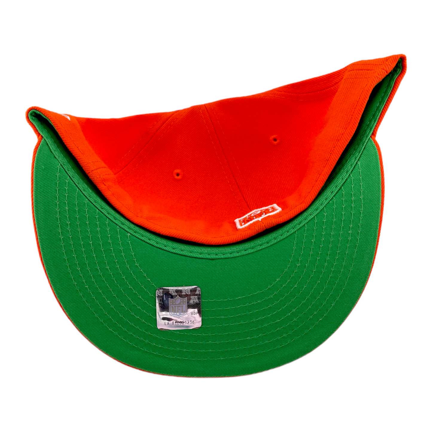 New Era Denver Broncos Super Bowl XXXIII Orange/Lime Green UV 59Fifty Fitted Hat Cap