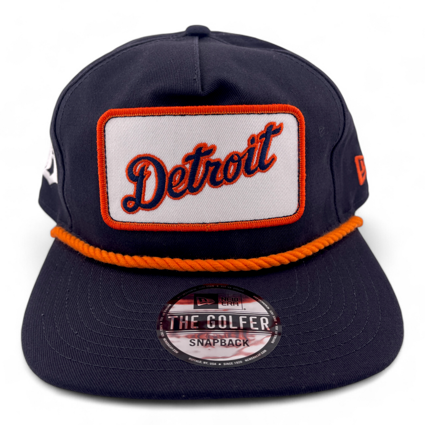 New Era Detroit Tigers MLB The Golfer Patch A-Frame Snapback Adjustable Hat Cap