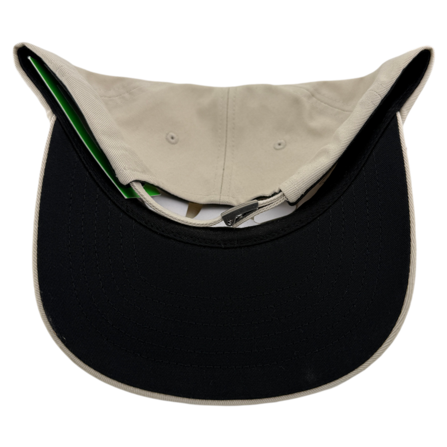 Fox Racing Wordmark Cream Tan Logo A-Frame Adjustable Strapback Dad Hat Cap