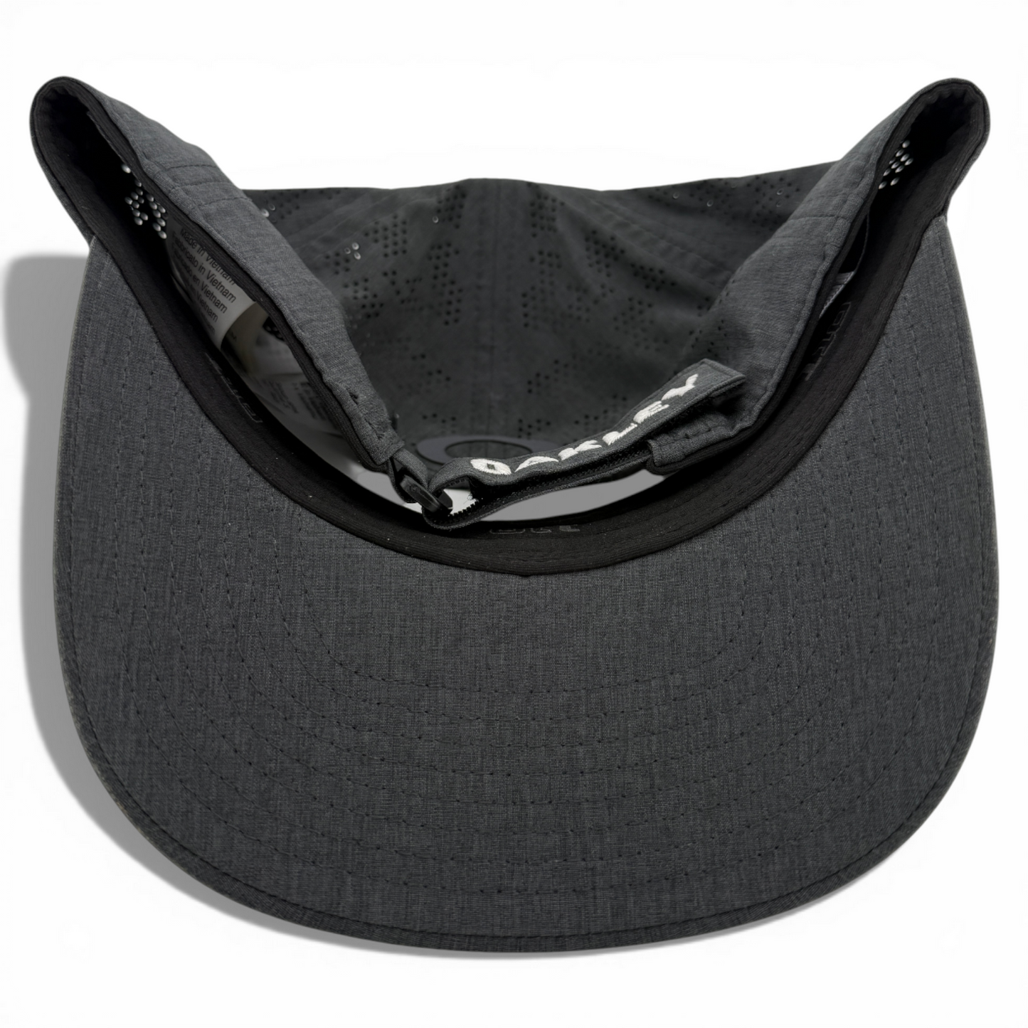 Oakley Golf Pro Performance Dark Grey Sport Back Adjustable Strapback Hat Cap