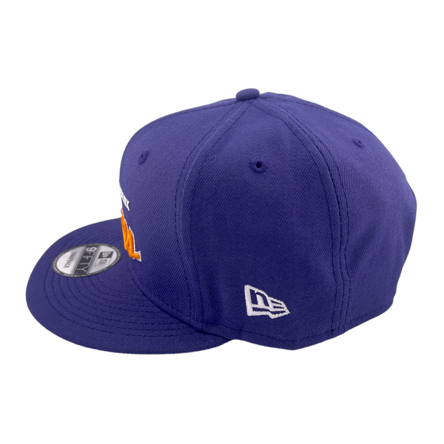 New Era Phoenix Suns Script Up Logo Purple/Grey UV NBA 9FIFTY Snapback Hat Cap
