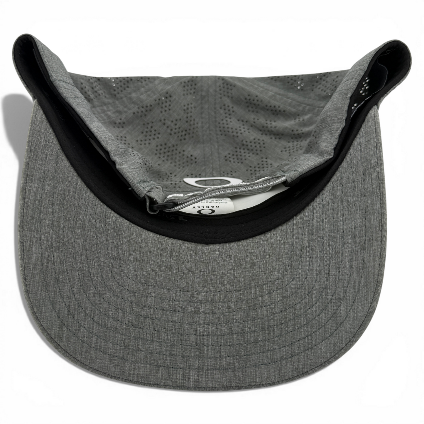 Oakley Golf Pro Performance Light Grey Sport Back Adjustable Strapback Hat Cap