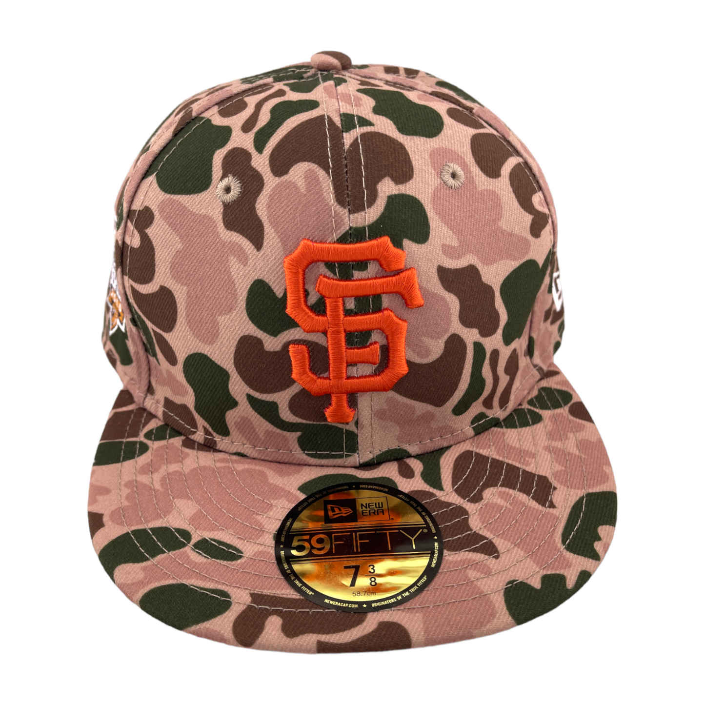New Era San Francisco Giants 2010 World Series Pach Duck Camo 59FIFTY Fitted Hat Cap