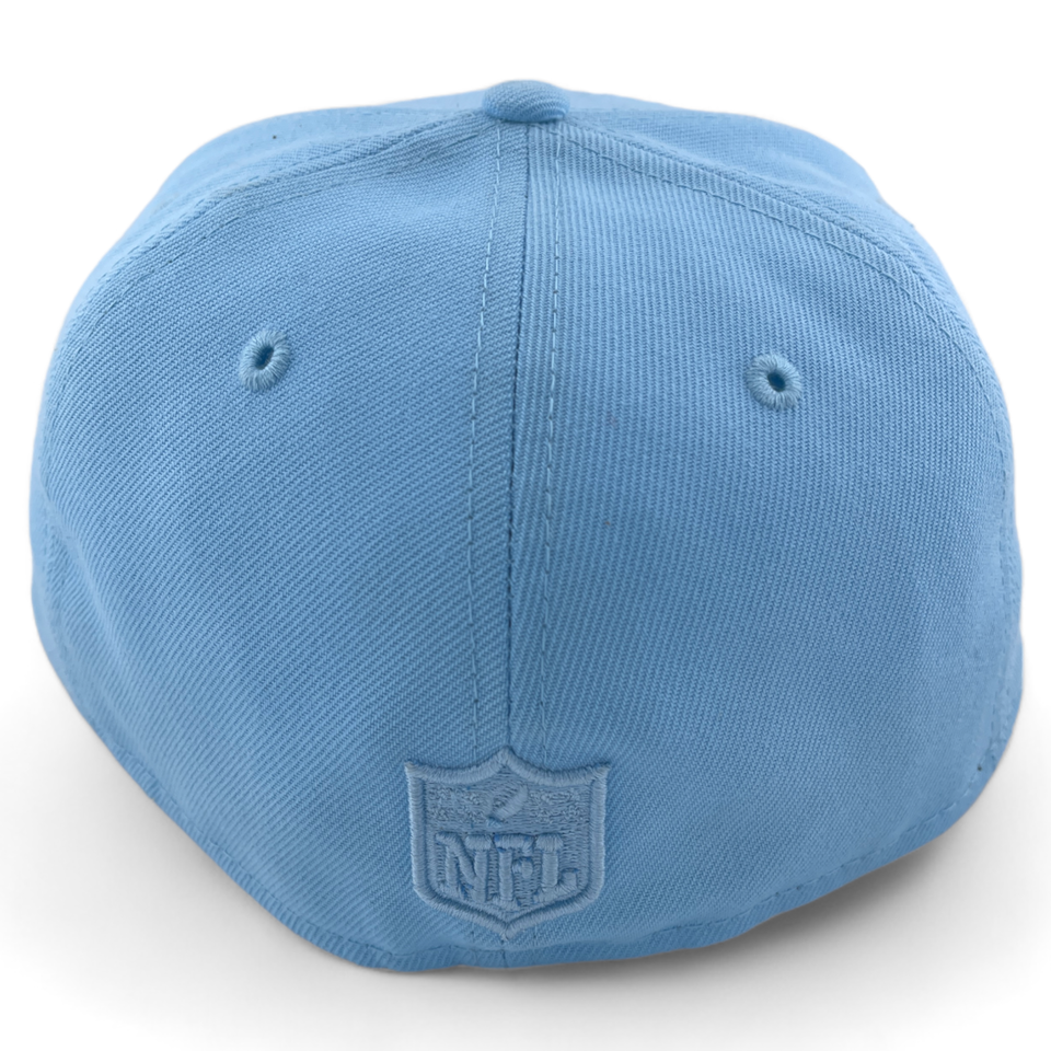 New Era Dallas Cowboys NFL Solid Color Pack Teal Blue 59FIFTY Fitted Hat Cap