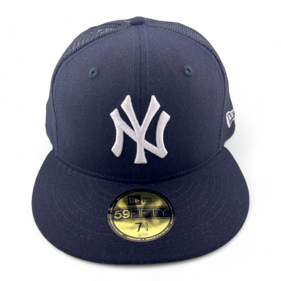 New Era New York Yankees MLB 2023 Batting Practice Mesh Back 59Fifty Fitted Hat Cap