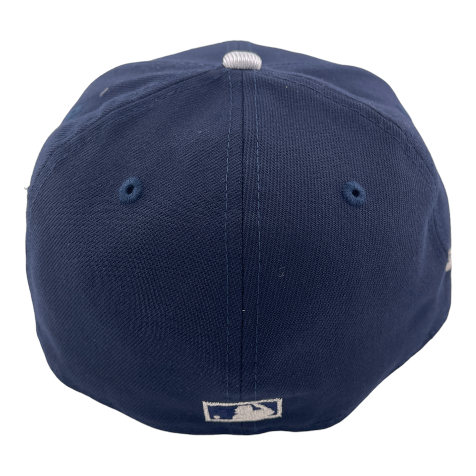 New Era Texas Rangers Arlington Stadium Boyz Crossover Blue/Silver 59FIFTY Hat Cap