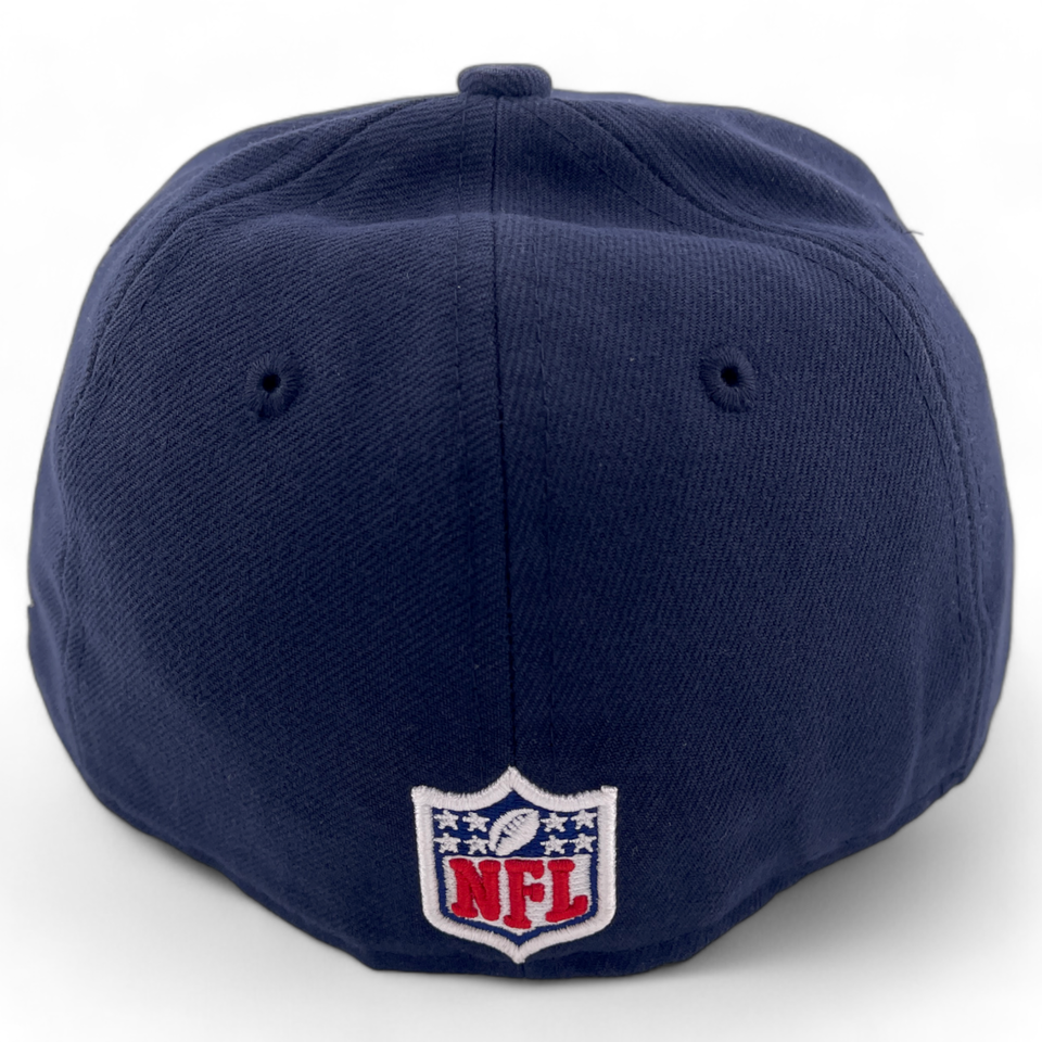 New Era Chicago Bears NFL On-Field B Logo Navy Blue UV 59Fifty Fitted Hat Cap