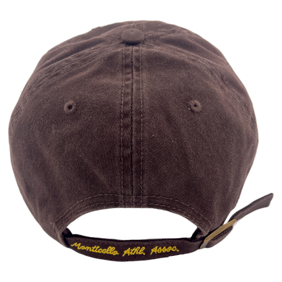 Physical Culture Monticello Athletic Assoc. Black Fives Adjustable Dad Hat Cap