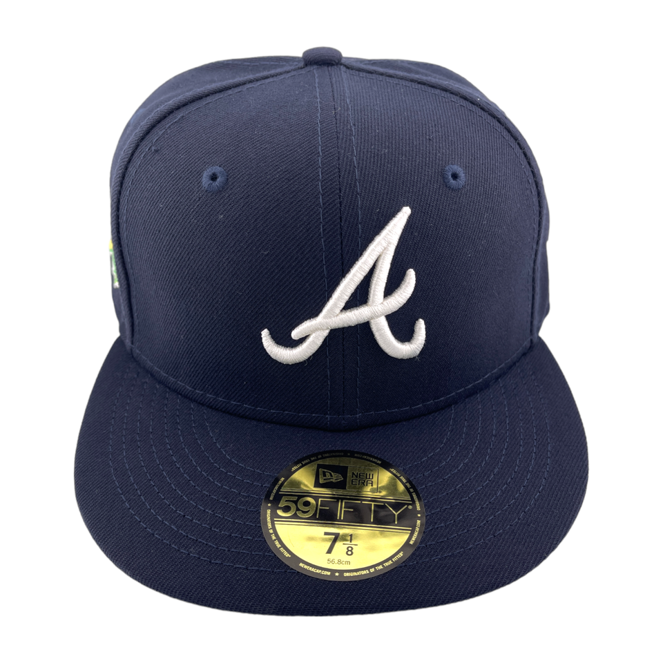 New Era Atlanta Braves 1995 World Series Navy Blue/Green UV 59FIFTY Fitted Hat