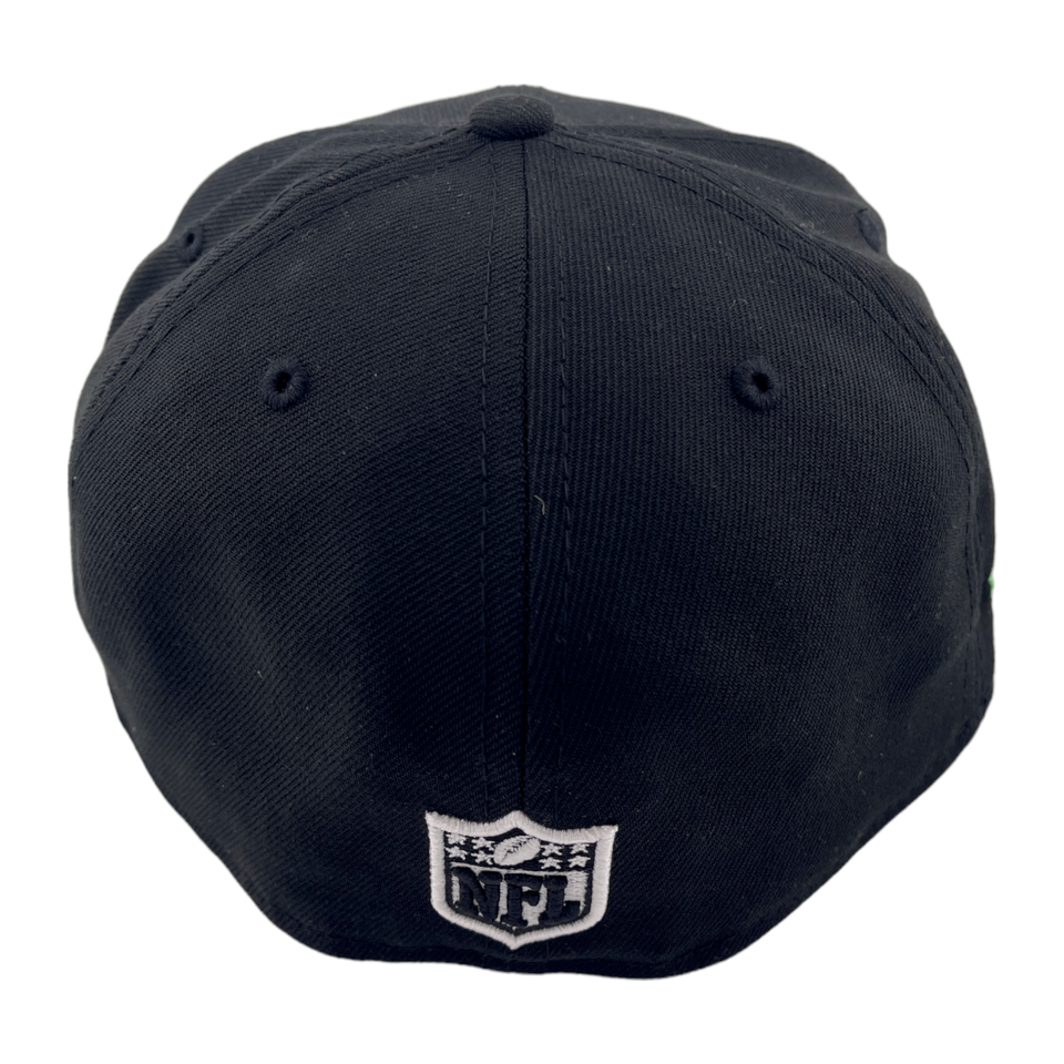 New Era Las Vegas Raiders Super Bowl XVIII Black/Green UV 59Fifty Fitted Hat Cap