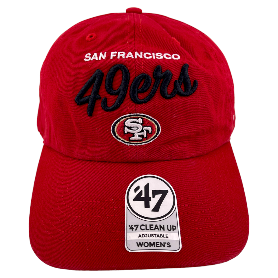 '47 Brand San Francisco 49ers NFL Women's Clean Up Adjustable Dad Hat Cap