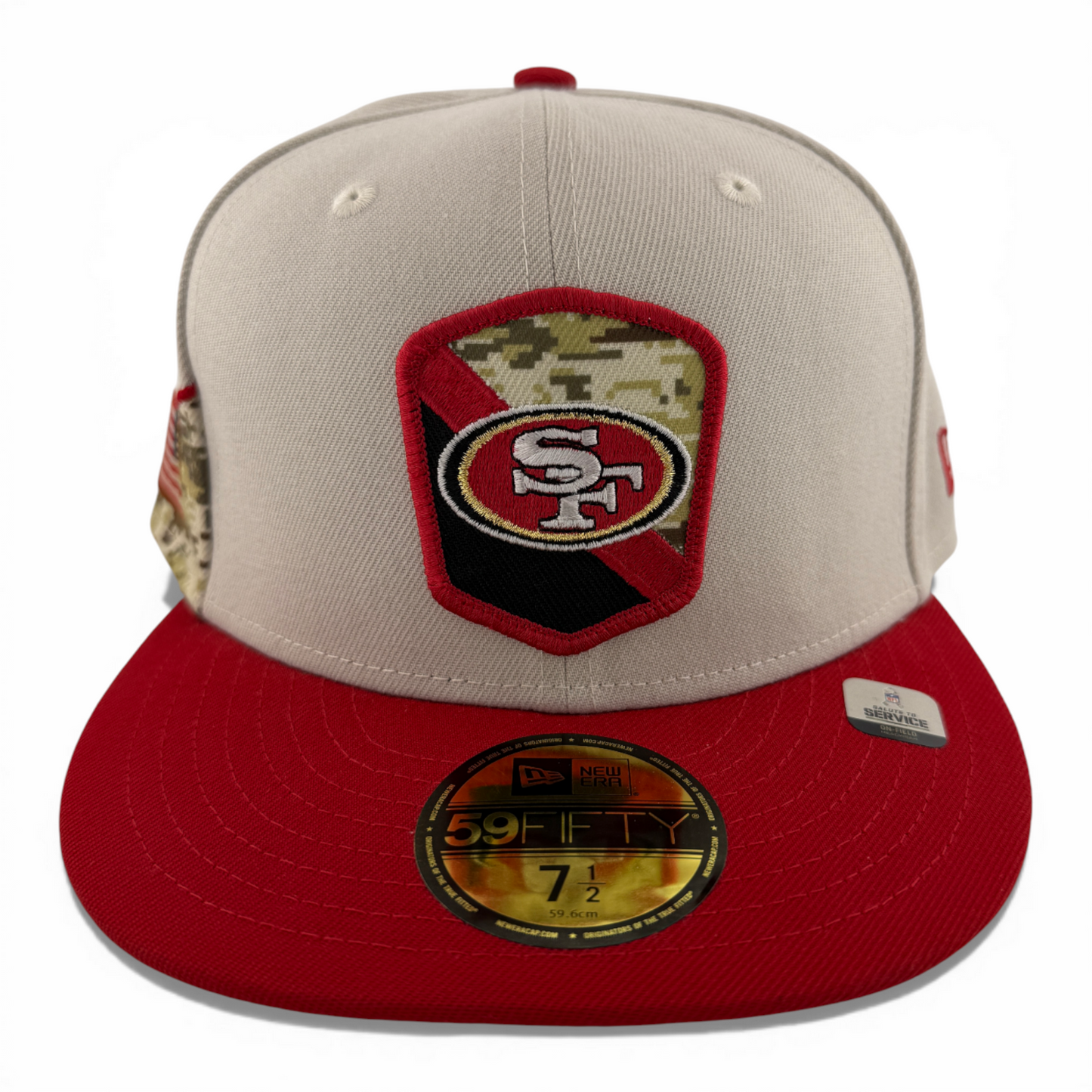 New Era San Francisco 49ers NFL 2023 Salute to Service 59Fifty Fitted Hat Cap