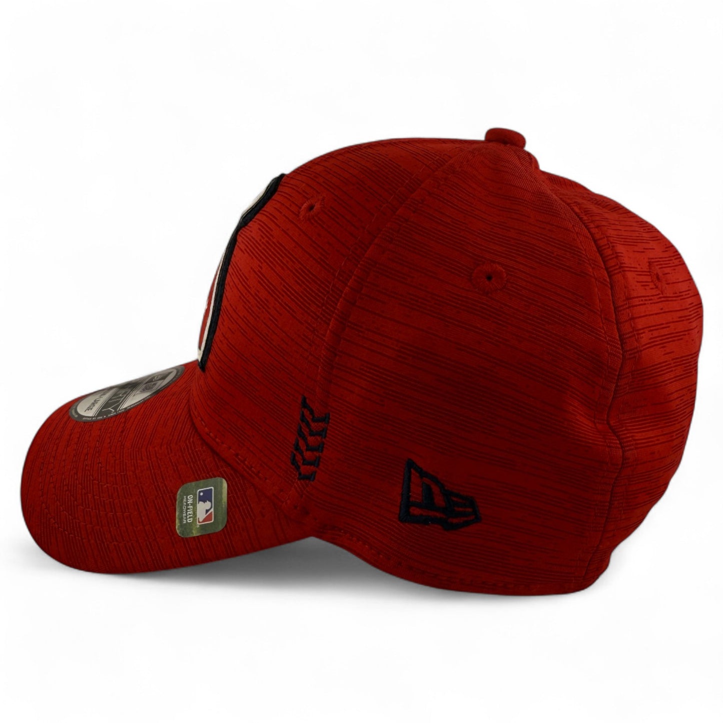 New Era Los Angeles Angels MLB 2024 Clubhouse Red 39Thirty Flex Fit Hat Cap