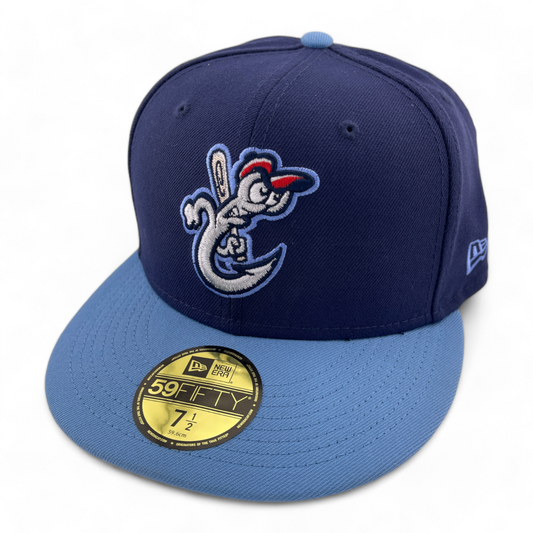 New Era Corpus Christi Hooks MiLB Navy Classic Team Logo 59Fifty Fitted Hat Cap