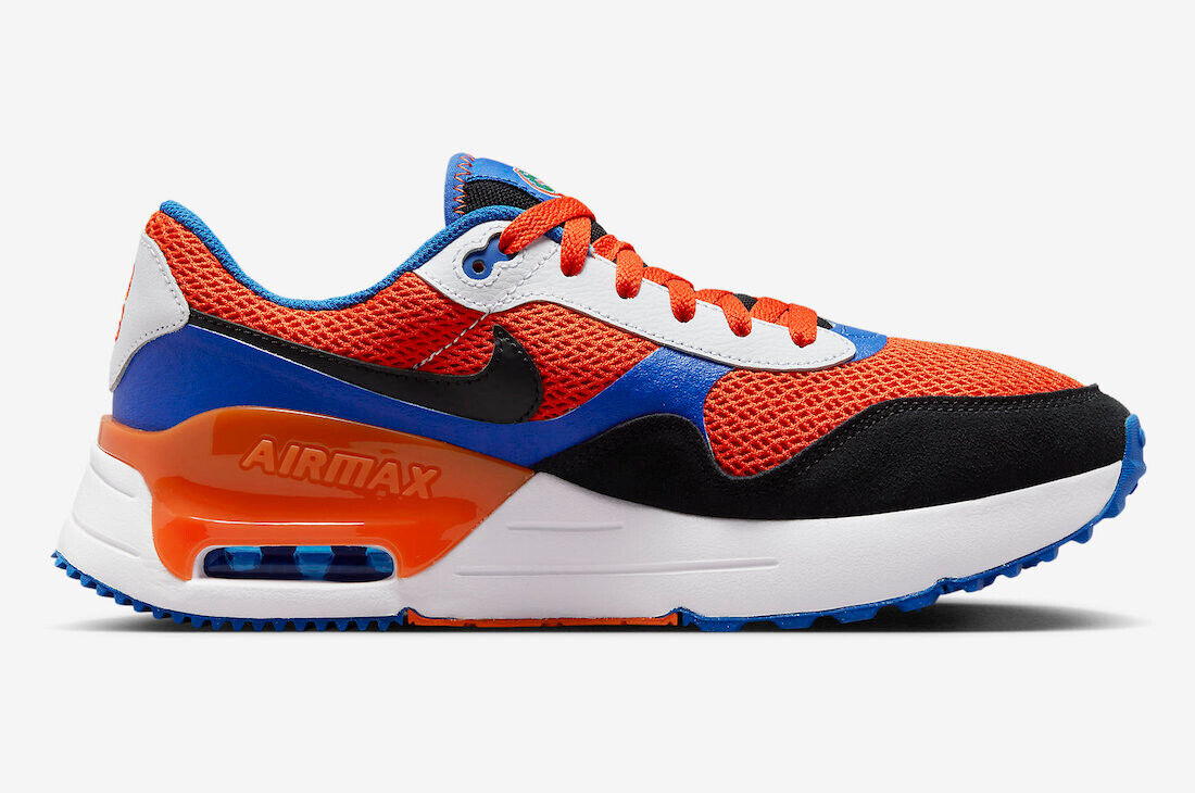 Nike Air Max System University of Florida Gators Blue/White/Orange Mens Size 9.5