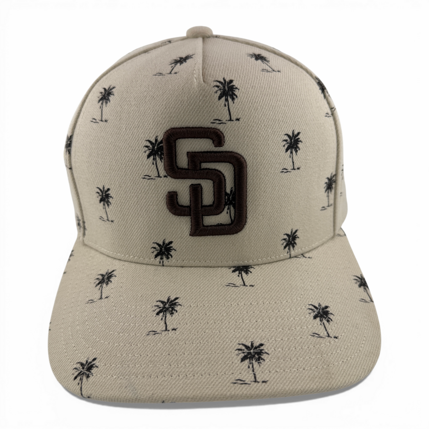 Mitchell & Ness San Diego Padres Palm A-Frame Pro Pinch Fit Snapback Adjustable