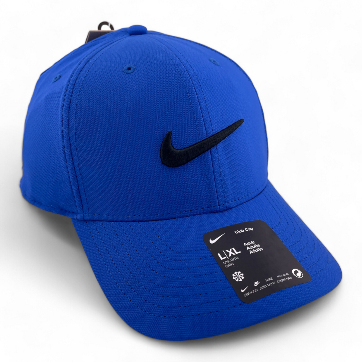 Nike Club Cap Structured Swoosh Deep Blue FB5625-480 Adjustable Back Hat