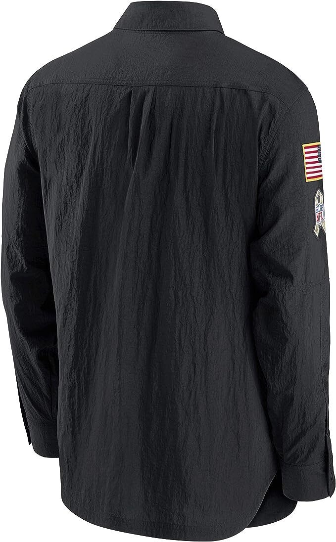 Nike Dallas Cowboys Salute To Service Full Zip Jacket Black NKDX-00A Mens