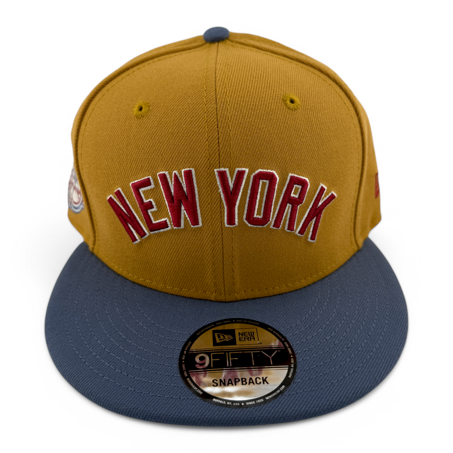 New Era New York Yankees MLB Panama Tan 9FIFTY Snapback Adjustable Hat Cap