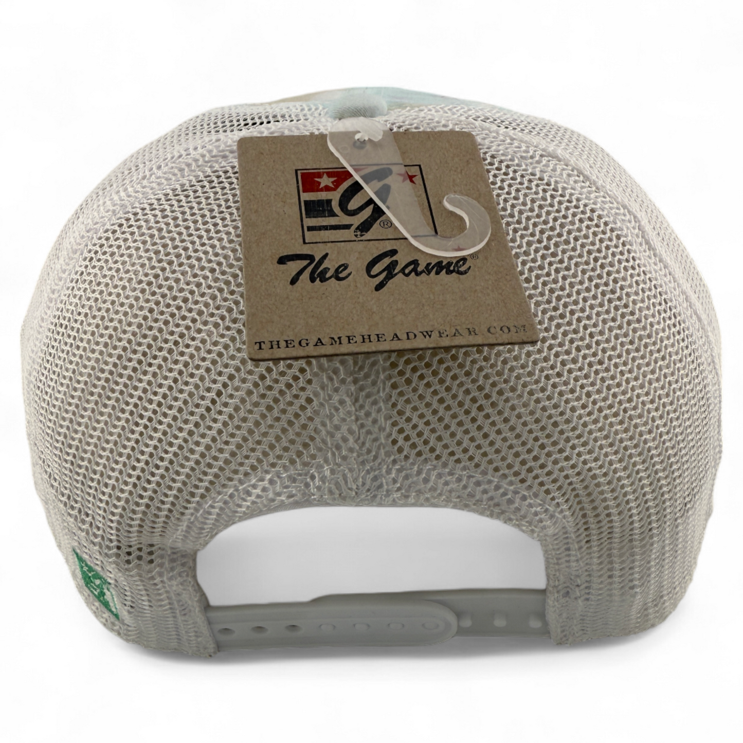 The Game GB470 Sorbet Tie Dye Trucker Mesh Back Snapback Adjustable Dad Hat Cap