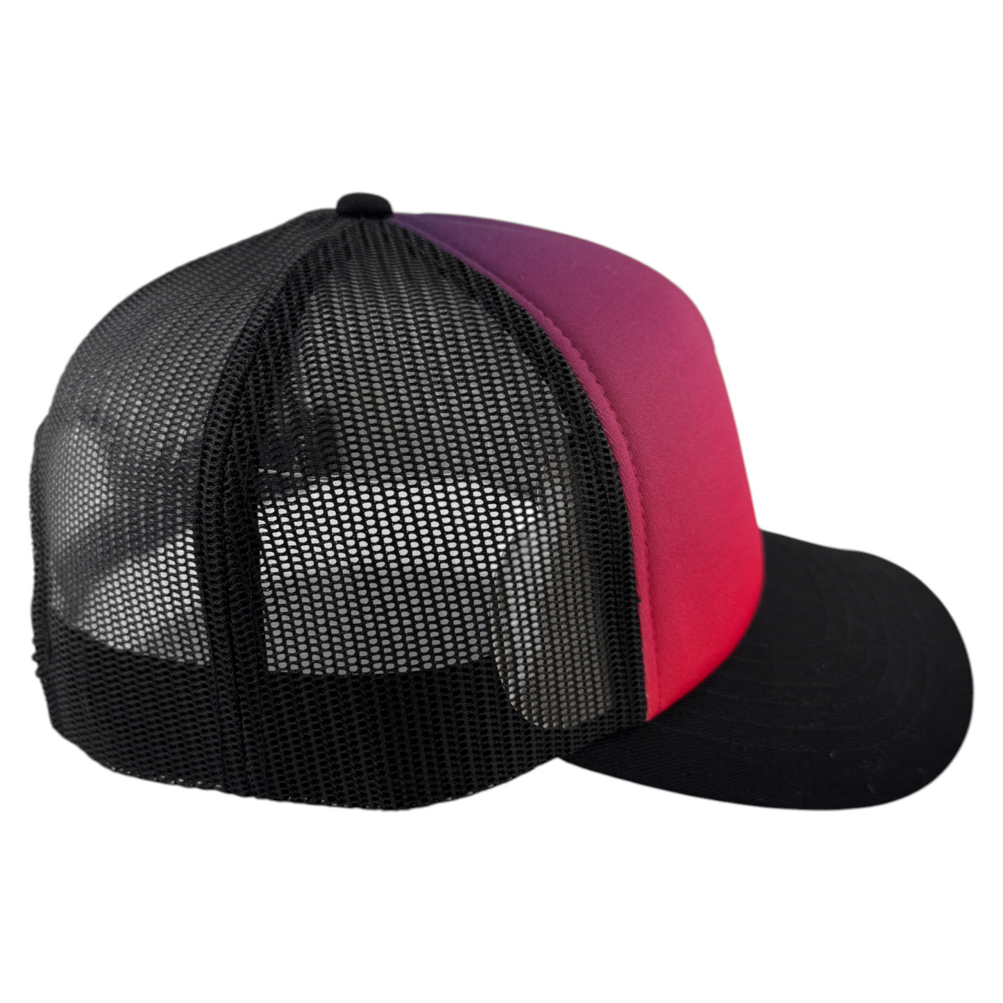 Fox Racing Elevated Pink/Purple Fade Foam Mesh Trucker Women's Snapback Hat Cap