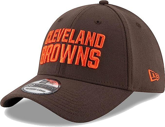 New Era Cleveland Browns NFL Team Classic 39Thirty Stretch Fit Hat Size S-XL