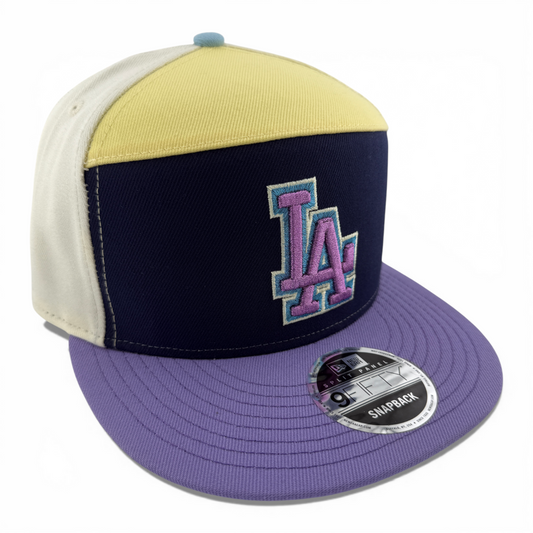 New Era Los Angeles Dodgers Pastel 9Fifty Split Panel Snapback Adjustable Hat