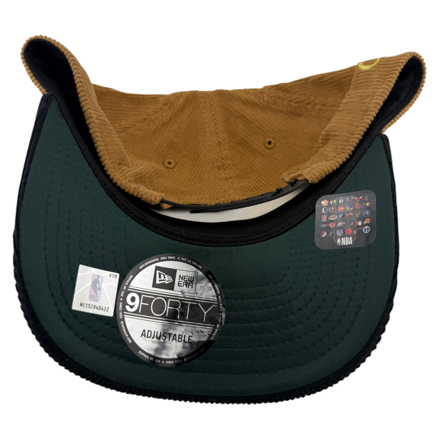 New Era Los Angeles Clipper Corduroy Cord A-Frame 9Forty Snapback Adjustable Hat