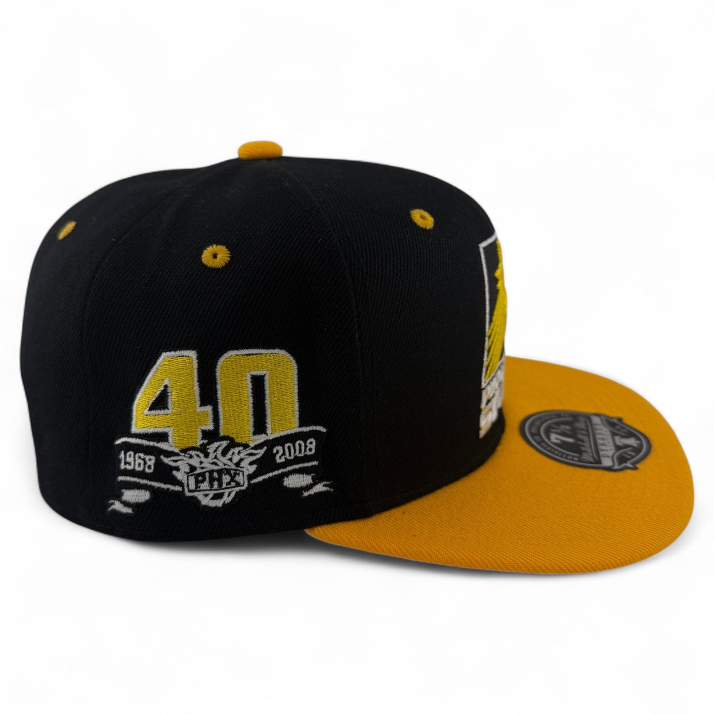 Mitchell & Ness Phoenix Suns NBA 40th Anniversary Yellow Dynasty Fitted Hat Cap
