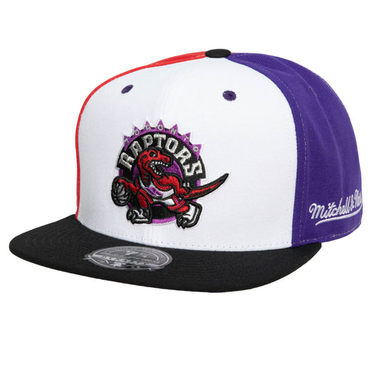 Mitchell & Ness Toronto Raptors NBA 20th Tri Cycle Pin Wheel Fitted Hat Cap