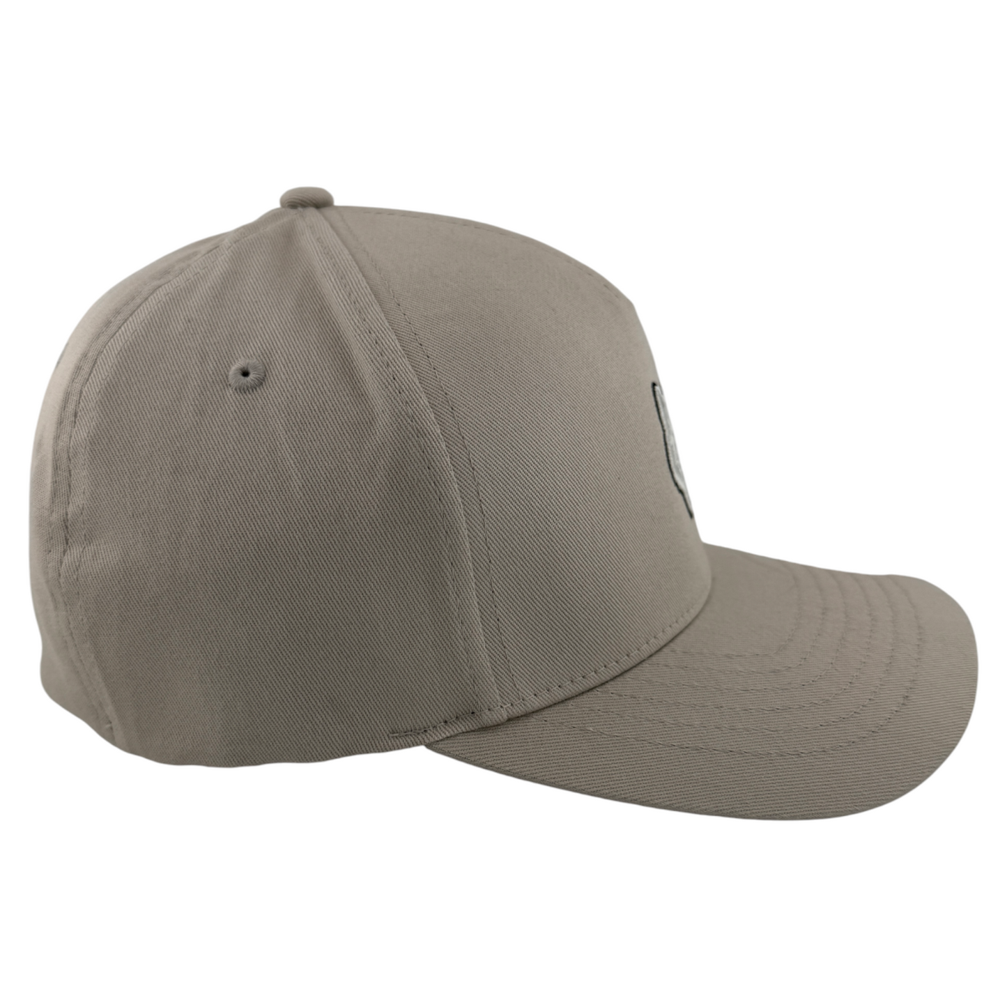 Fox Racing Head Logo A-Frame Tan Khaki Stretch Flexfit Flex Fit Fitted Hat Cap