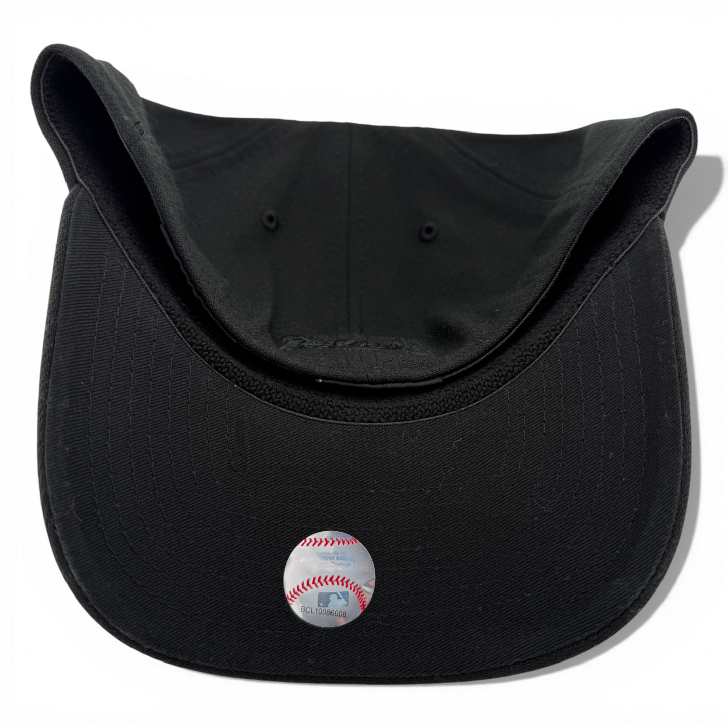 New Era Atlanta Braves MLB All Blackout Blacked Out 39Thirty Flex Fit Hat Cap