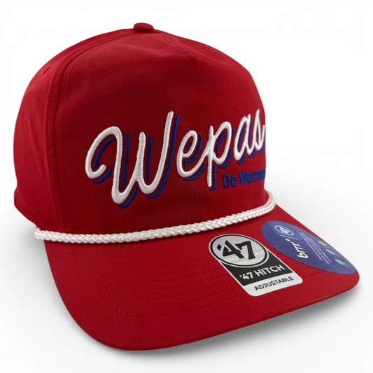 '47 Brand Los Wepas de Worcester Wepa Brrr Hitch Rope Snapback Adjustable Hat