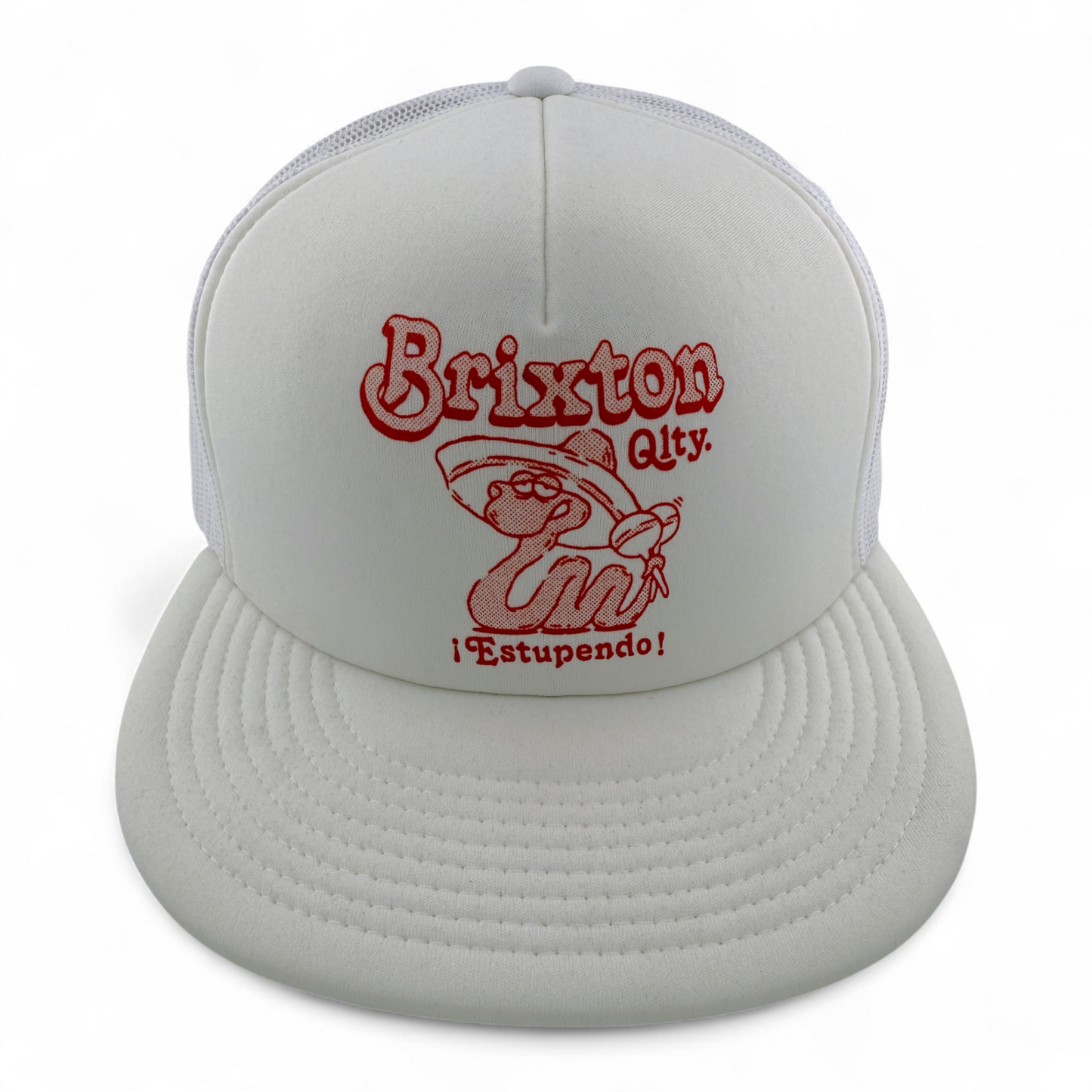 Brixton Company Estupendo Snake HP Foam Trucker Mesh Snapback Adjustable Hat Cap