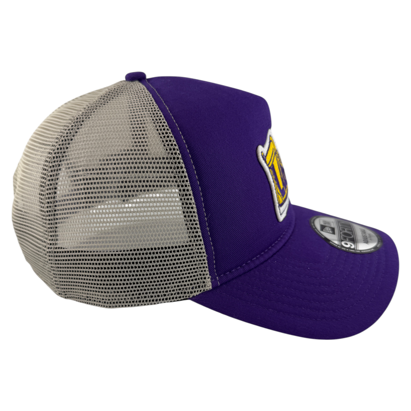 New Era Los Angeles Lakers Sneaker Foam Trucker 9Forty Snapback Adjustable Hat