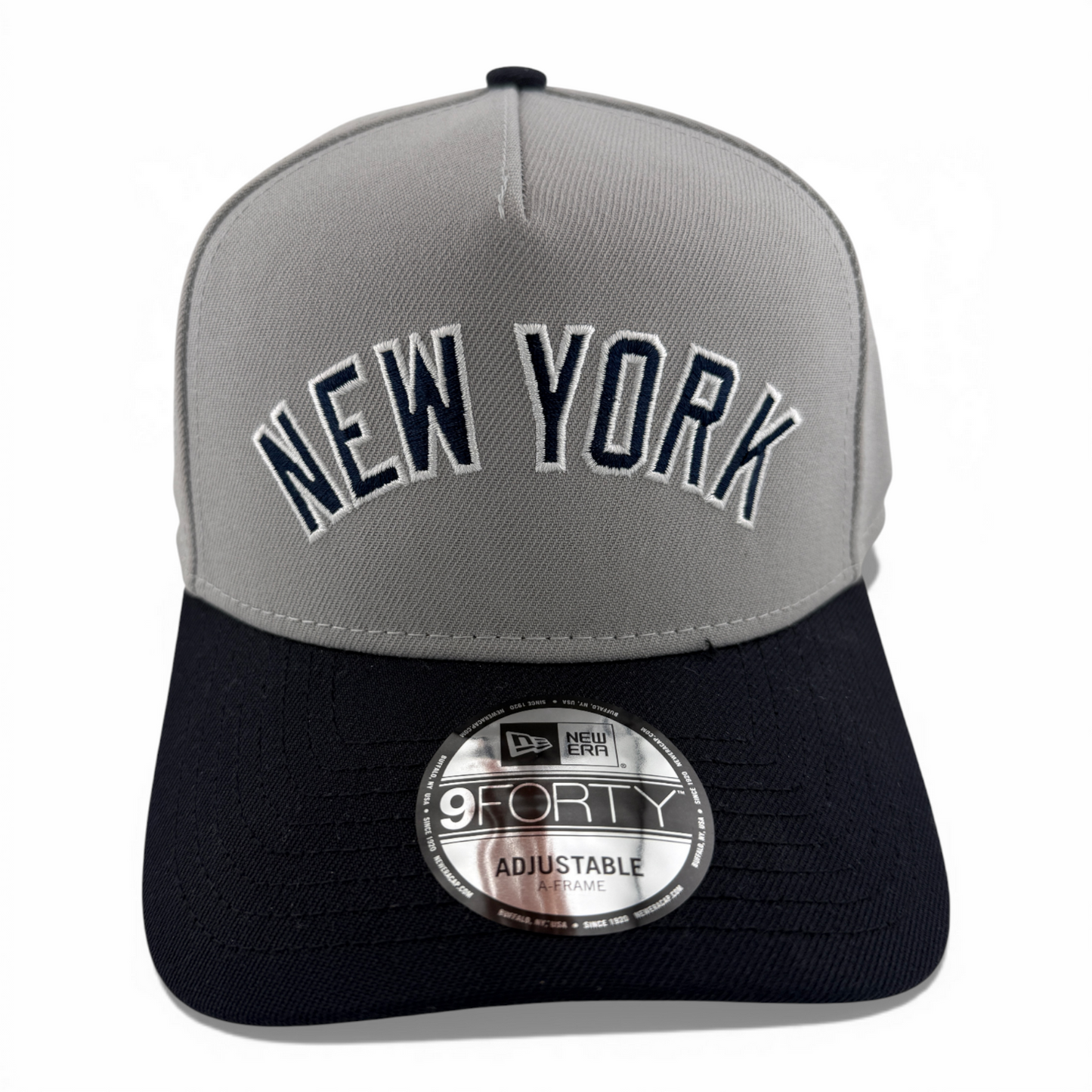 New Era New York Yankees MLB Away Script A-Frame 9Forty Snapback Adjustable Hat