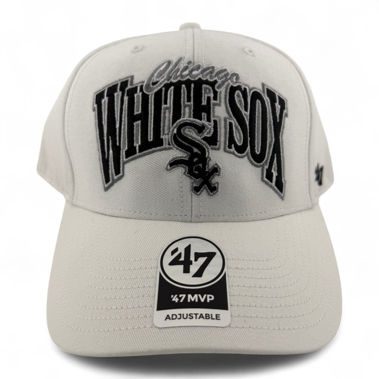 '47 Brand Chicago White Sox MLB Keystone Logo MVP Snapback Adjustable Hat Cap