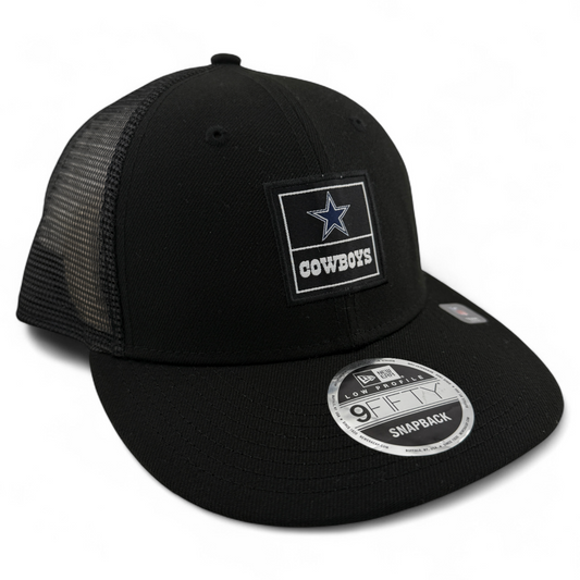 New Era Dallas Cowboys NFL Labeled Logo 9Fifty Low Profile Trucker Snapback Hat