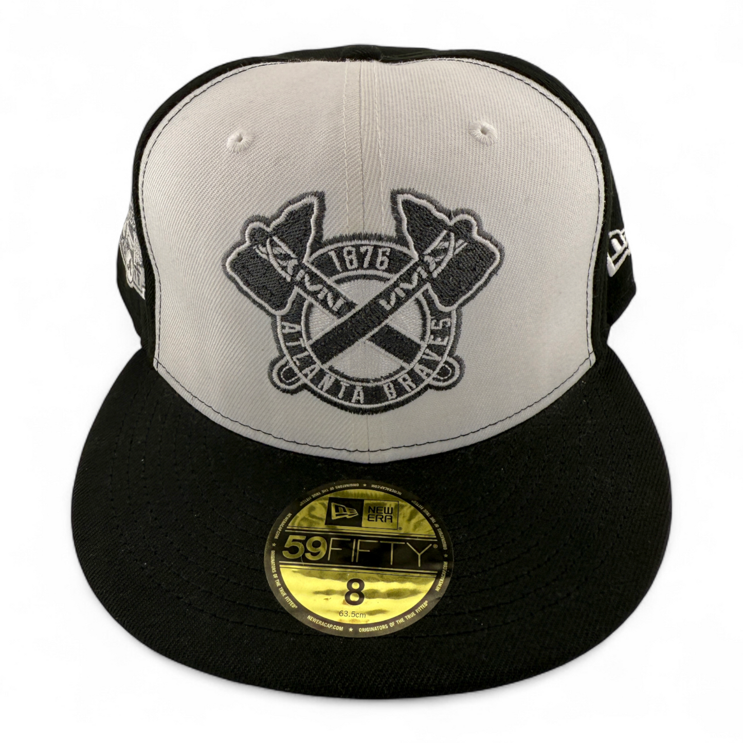 New Era Atlanta Braves MLB Yin & Yang Inaugural Season 59Fifty Fitted Hat Cap
