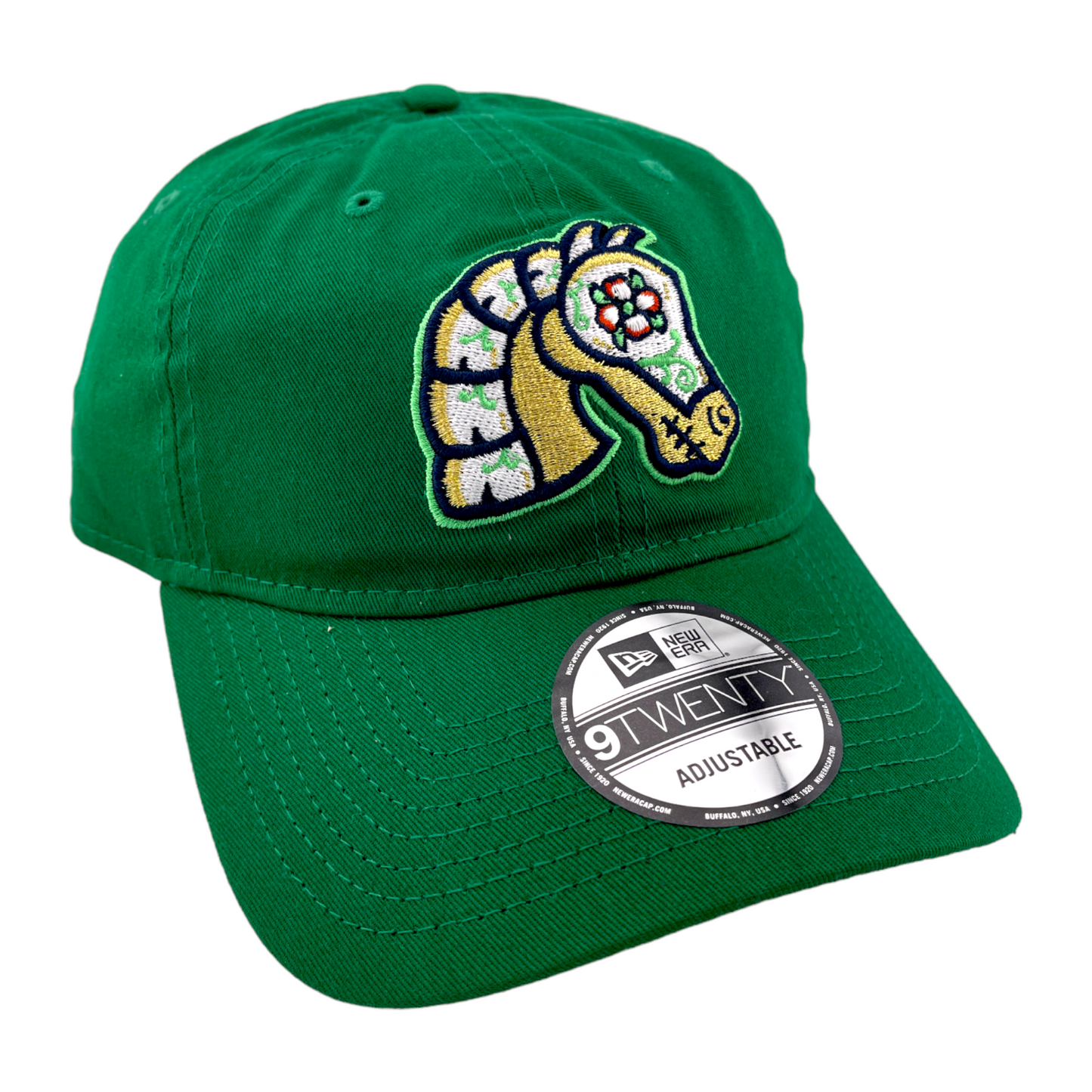 New Era Charlotte Knights Copa Caballeros Green MiLB 9Twenty Adjustable Dad Hat Cap