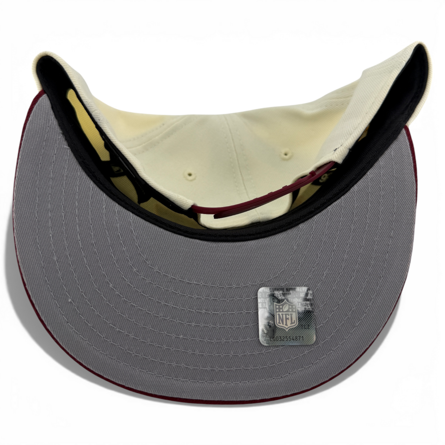 New Era Washington Commanders Retro Stack Logo 9Fifty Snapback Adjustable Hat