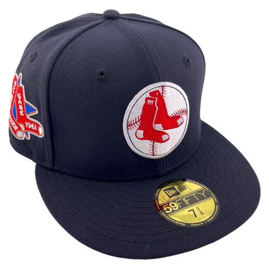 New Era Boston Red Sox MLB 1961 All-Star Game Patch Navy 59Fifty Fitted Hat Cap