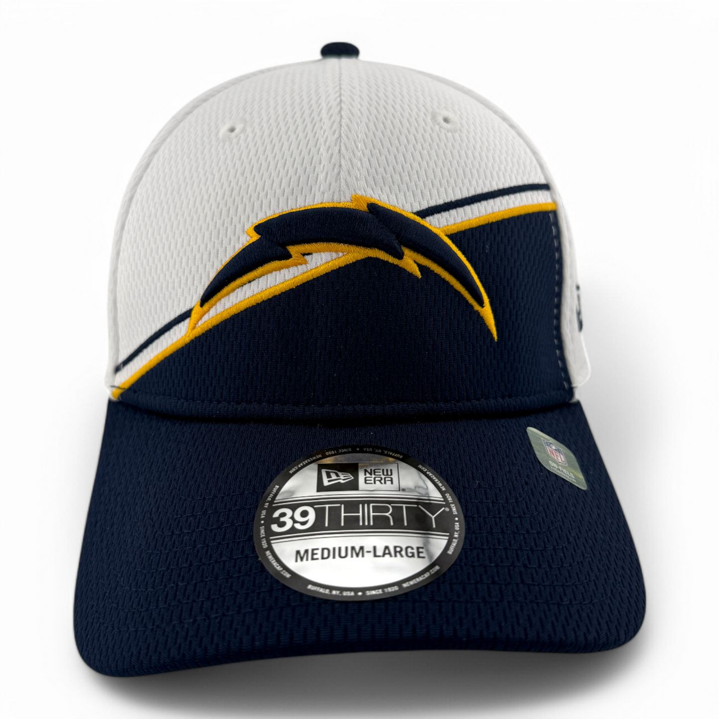New Era Los Angeles Chargers NFL 2023 Sideline Navy 39Thirty Flex Fit Hat Cap