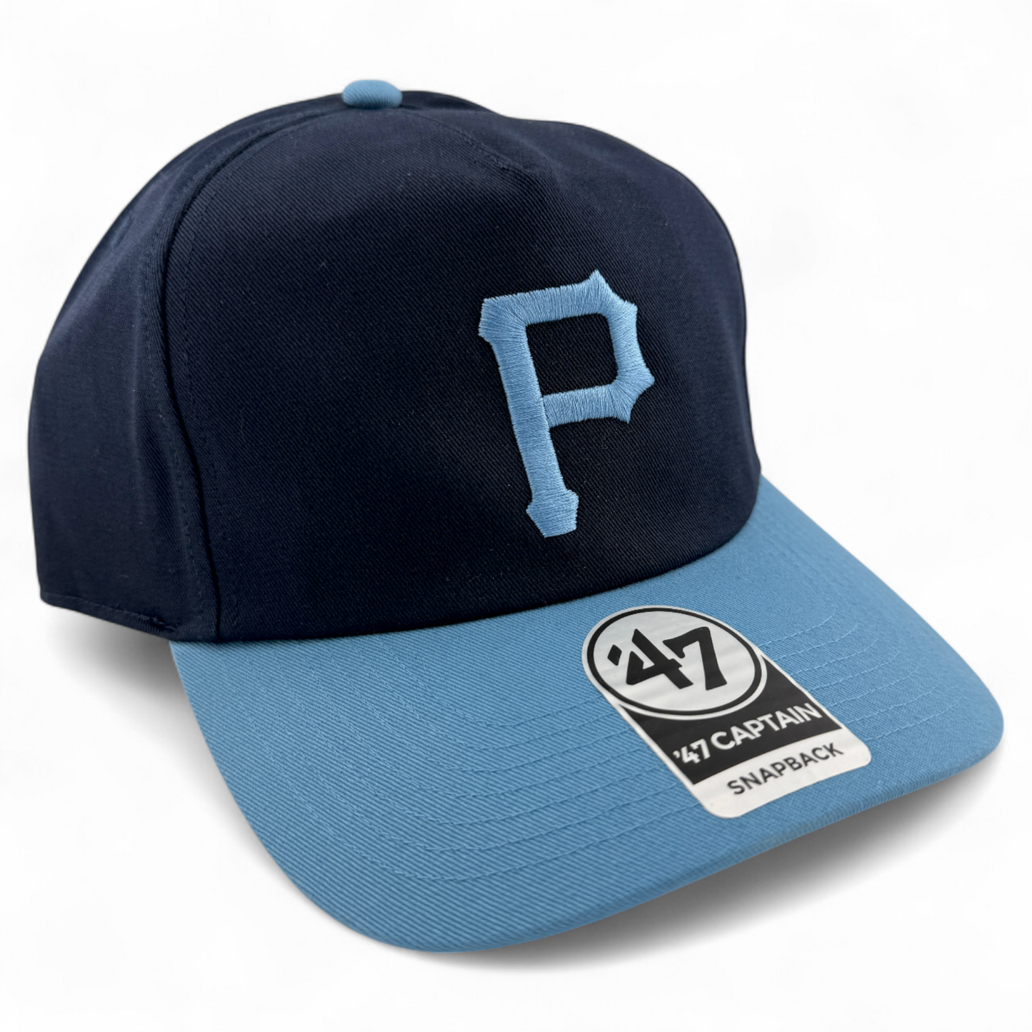'47 Brand Pittsburgh Pirates MLB Nantasket Navy/Sky Captain Snapback Hat Cap