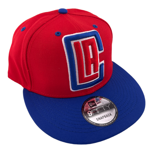 New Era Los Angeles Clippers Alt Logo Red/Blue/Green UV NBA 9FIFTY Snapback Hat Cap