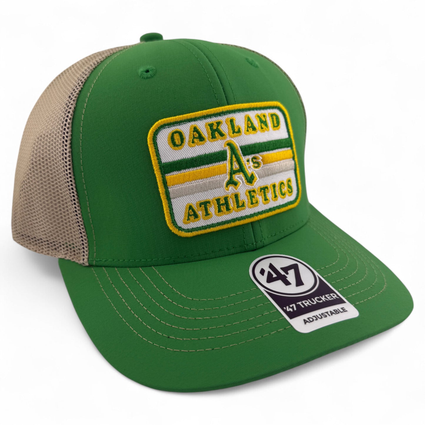 '47 Brand Oakland Athletics A's MLB Campground Trucker Snapback Adjustable Hat