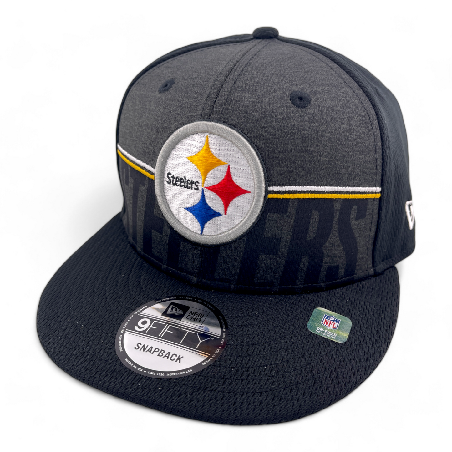 New Era Pittsburgh Steelers NFL 2023 Training Camp Pack 9Fifty Snapback Hat Cap