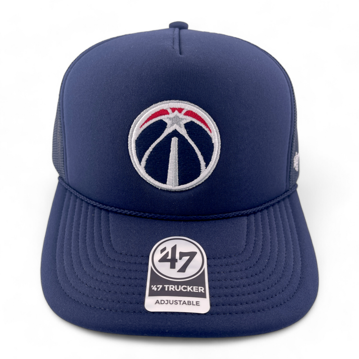 '47 Brand New Washington Wizards NBA Foam Trucker Snapback Mesh Back Hat Cap